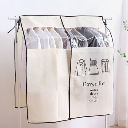 Clear Clothes Rail Cover Hanging Garment Rack Storage Protector for Coats