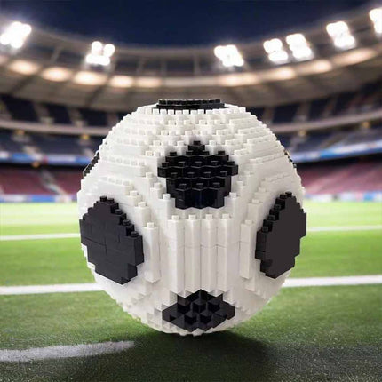 9.5CM Football Building Blocks Set Creative Educational Soccer Model Toy