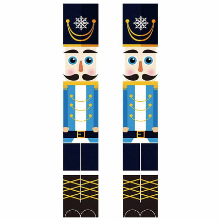 1.8M Nutcracker Soldier Door Banner Merry Christmas Decoration Ornament