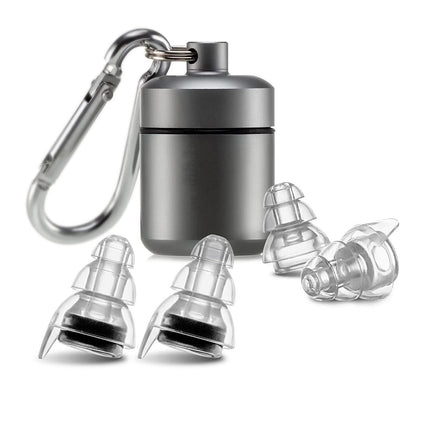 High Fidelity Concert Earplugs 24dB Reusable for Musicians & Festivals