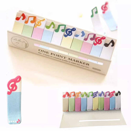 Music Novelty Sticky Notes Treble Clef Memo Pad Gift Present