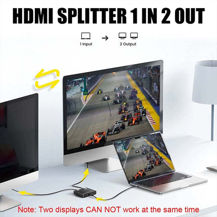 4K2K 60Hz HDMI 2.1 Switch 1x2 or 2x1 Bi-Directional Splitter