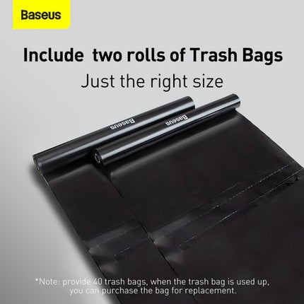 Car Organizer Backseat Storage Bag Trash Bin with 40 Bags