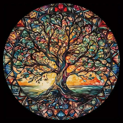 Tree of Life 3Pack Acrylic Hanging Wall Art – Indoor & Outdoor Garden Decor