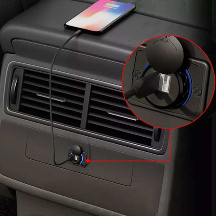 Dual QC3.0 USB Car Fast Charger 3.1A 12/24V Socket Panel for Caravan RV