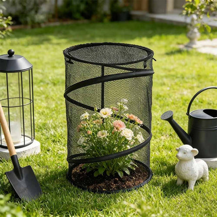 Pop-Up Garden Mesh Plant Cover Foldable Netting for Vegetable Protection