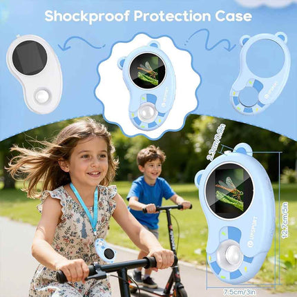 2-in-1 Portable Kids 1000X Microscope & 2" HD Video Camera