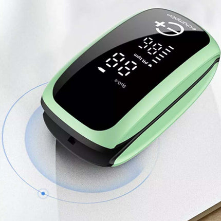 Rechargeable OLED Finger Pulse Oximeter, Blood Oxygen & Heart Rate Monitor