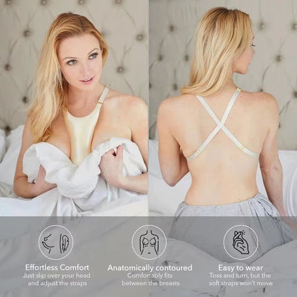 Hypoallergenic Anti-Wrinkle Sleep Pads & Breast Support Pillow for Side Sleepers