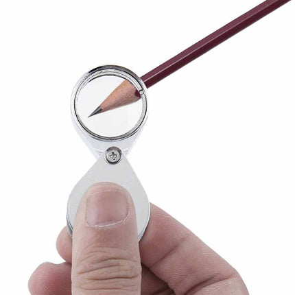 10X/20X/30X Jewelers Loupe Magnifier – Pocket LED Loop for Jewelry