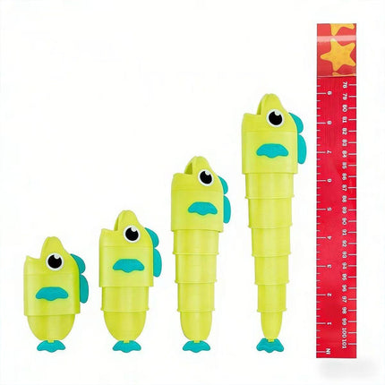 Family Fishing Challenge Kit – Colorful Retractable Fish Toy Set for Kids (8 Fish + 2 Rods)