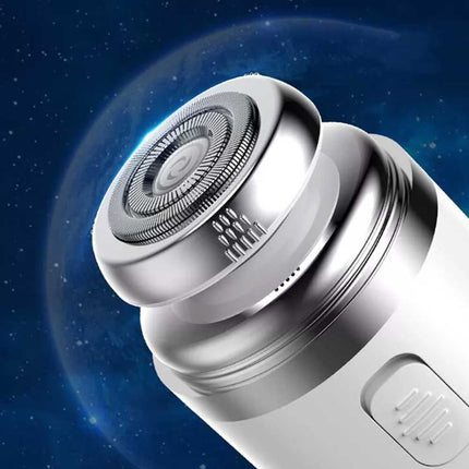 2 in 1 Mini Electric Shaver & Trimmer Portable Men's Razor Nose & Beard USB Rechargeable