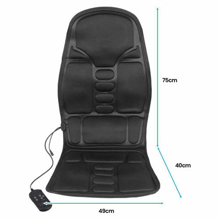 7-Motor Full Body Massage Cushion with Heat | 8 Modes for Back, Neck, Shoulders & Lumbar