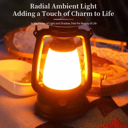 Solar & USB Rechargeable LED Camping Lantern for Tent Hiking Outdoor