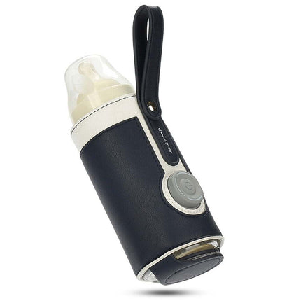 Adjustable USB Baby Bottle Warmer, Portable Travel Heater for Milk Pouch Bag