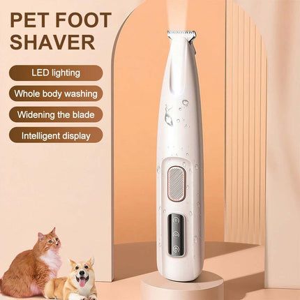 Cordless Professional Pet Clippers – Low Noise Dog Hair Shaver & Grooming Trimmer with Adjustable Blade Kit