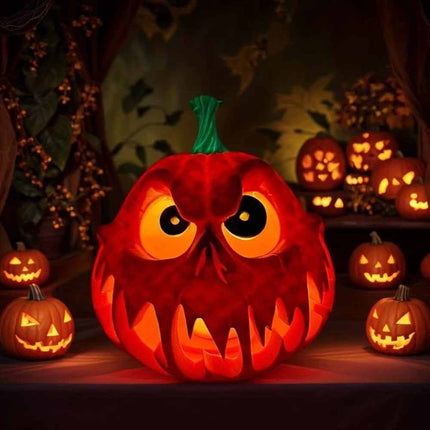 LED Halloween Pumpkin Decorative Lantern Prop for Party Home Decor