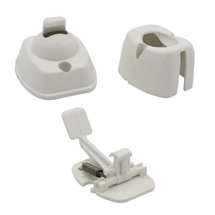 RV Door Catch & Latch Holder Kit for Motorhome, Caravan & Cargo Compartment Doors