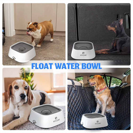 Non-Spill Slow Drink Dog Water Bowl with Filter - 1.5 Litre