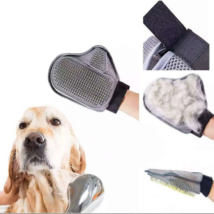 Breathable Heavy Duty Pet Grooming Glove Hair Removal Mitts for Cats & Dogs