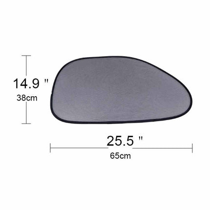 2Pcs Car Sun Shade Mesh – Max UV Block for Front/Rear Window & Kids