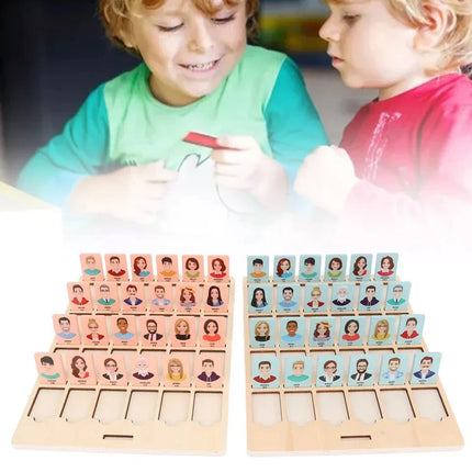 Wooden Guessing Game Board – Logical Thinking Training Toy for Kids
