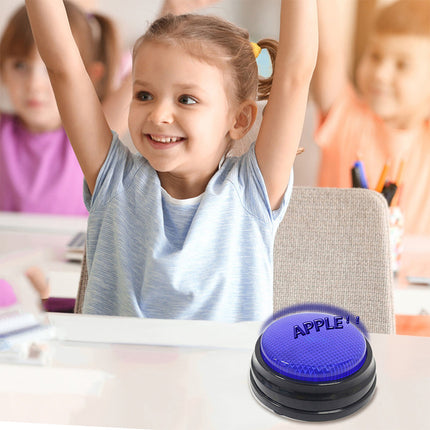 4X Recordable Talking Button Set for Dog Training & Communication