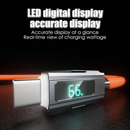 4-in-1 USB-C PD 100W Fast Charging Cable for iPhone & Android