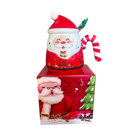 400ml Christmas Ceramic Santa Coffee Mug with Gift Box Xmas Present