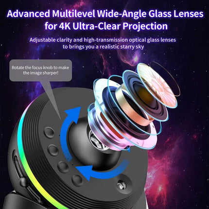 13-in-1 Planetarium Galaxy Projector LED Space Mood Lamp for Kids & Adults