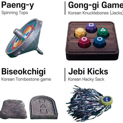 Korean Gonggi Jack Stones Game Set Squid Game Season 2 Toy