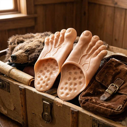 Giant Foot Slippers Costume Props with Non-Slip Soles Universal Size