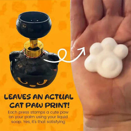 Refillable Cat Paw Soap Dispenser Cute Halloween Magic Hand Wash