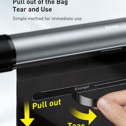 Car Trash Can Litter Bag Garbage Waste Bin with Lid Seat Organizer Accessory