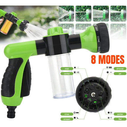 High Pressure Foam Water Gun, Adjustable Nozzle & Foam Cannon for Car Wash