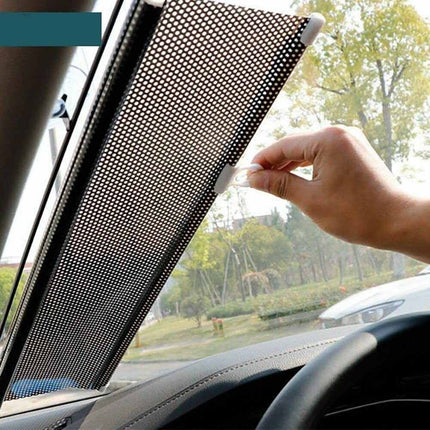 Universal Fit Retractable Car Sunshade - Windshield Heat Blocker & Sun Visor