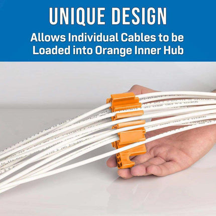 Ethernet Cable Comb Tool for Cat5/Cat5e/Cat6/Cat7 RJ45 Cable Management