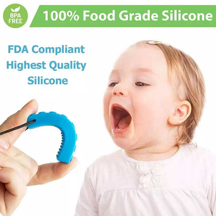 5pcs Sensory Chew Necklace for Kids & Adults, Autism ADHD Biting Gem Teething Relief Toy
