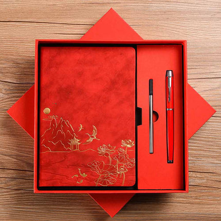 A5 Lined Notepad Journal Set with Gift Box for School Home & Diary Notes