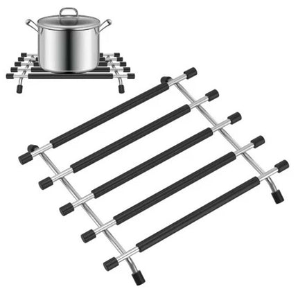 Stainless Steel Kitchen Trivet, Hot Pot Pan Stand Rack