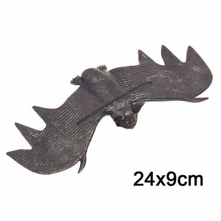 24cm Halloween Hanging Bat Decoration Trick Prank Toy Joke Pendant for Party