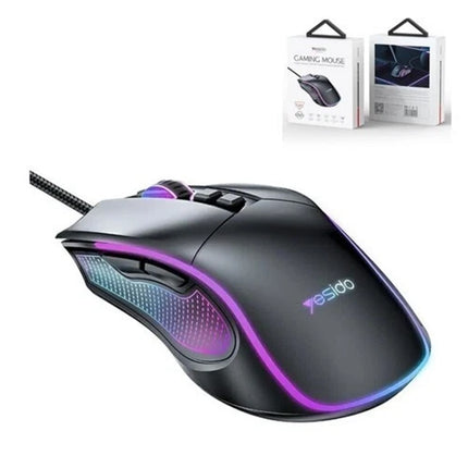 Wired RGB Gaming Mouse | 7200 DPI, 6 Programmable Buttons, Optical Sensor for PC/Laptop