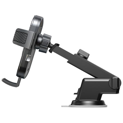 360° Rotating Auto-Clamp Phone Holder with 6.5cm Extendable Arm Universal Fit