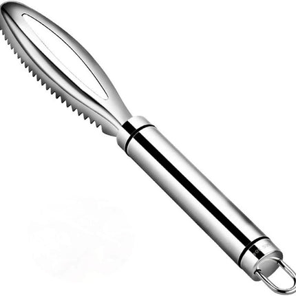 Multifunctional 304 Stainless Steel Fish Scaler & Kitchen Tool