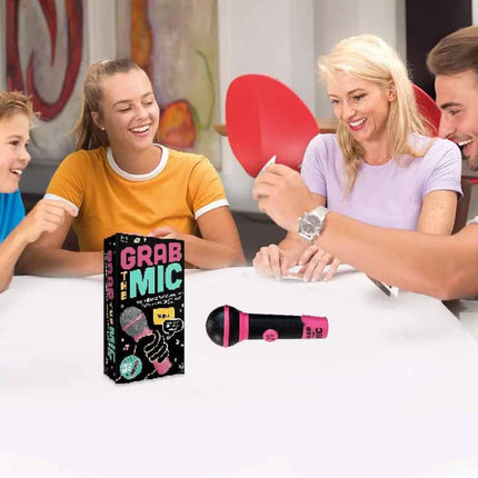 Grab The Mic Lucky Egg – Exciting Party Game for 4 People Who Can’t Sing