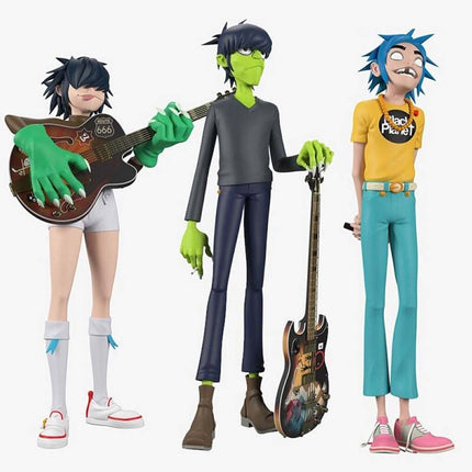 Rock Band Member Action Figures Collectible Music Toy Set