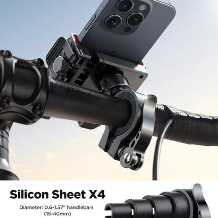 Bike Phone Mount Handlebar Holder for iPhone & Samsung 4.7-7" Phones