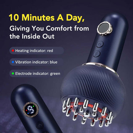 Microcurrent Electric Lymph Drainage Meridian Massage Brush