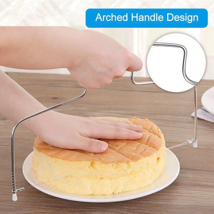 Adjustable 304 Stainless Steel Slicer for Bread, Toast & Cake