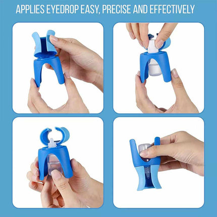 Portable Reusable Eye Drop Bottle Dispenser Aid
